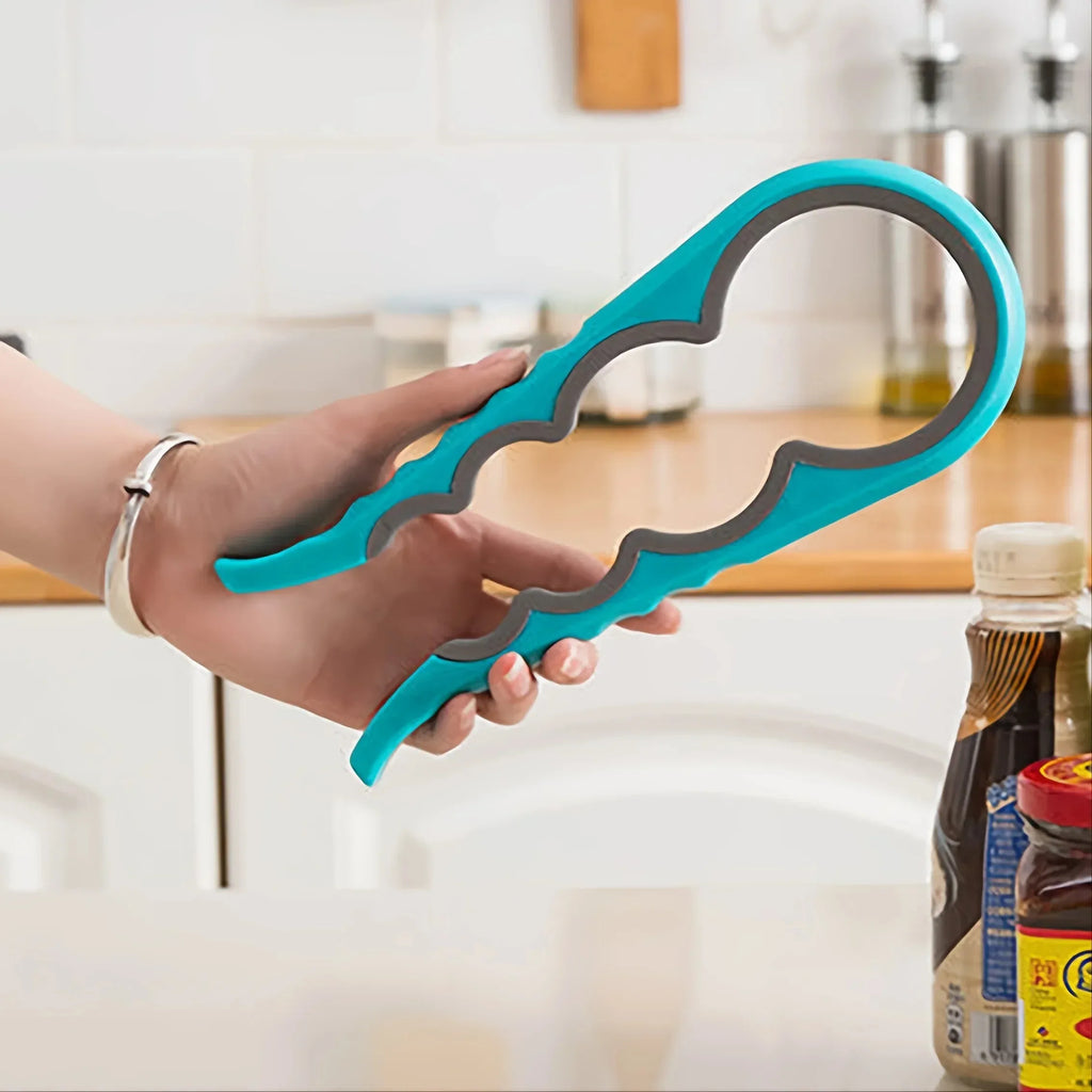 4-in-1 Multi-Purpose Can & Bottle Opener – Non-Slip Grip