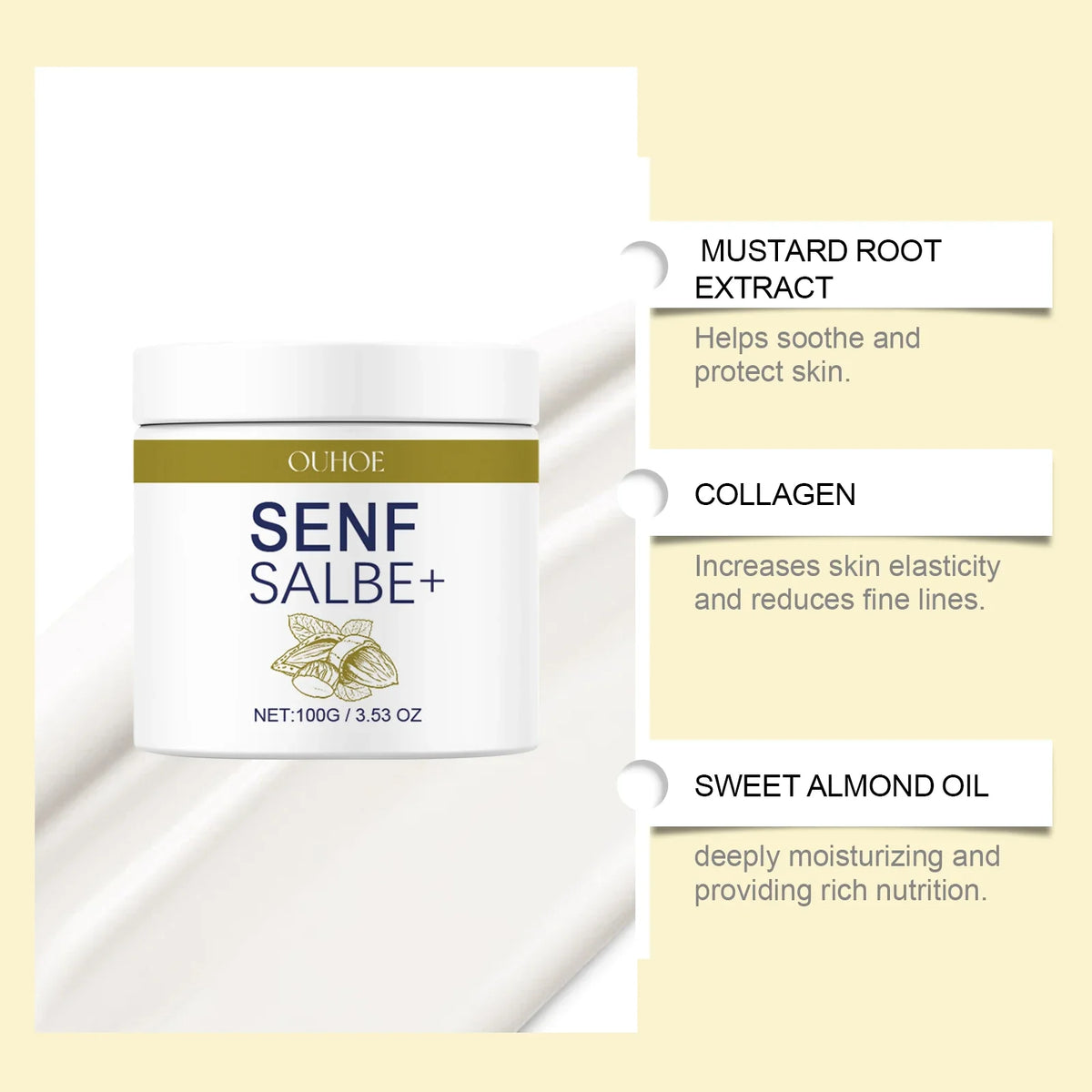 OUHOE Collagen Body Moisturizing Balm – All Skin Types 100g