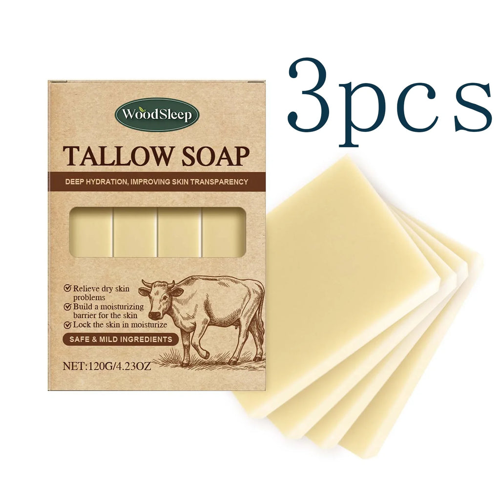 OceAura Grass-Fed Beef Tallow Soap – Face & Body Bar