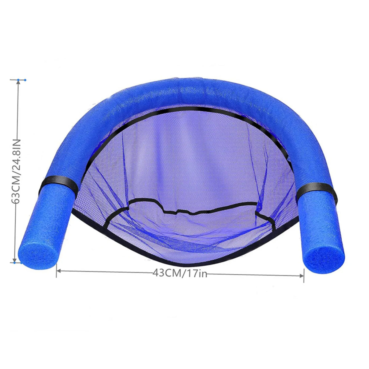 Inflatable Pool Float Chair Lounger | Mesh Hammock Seat
