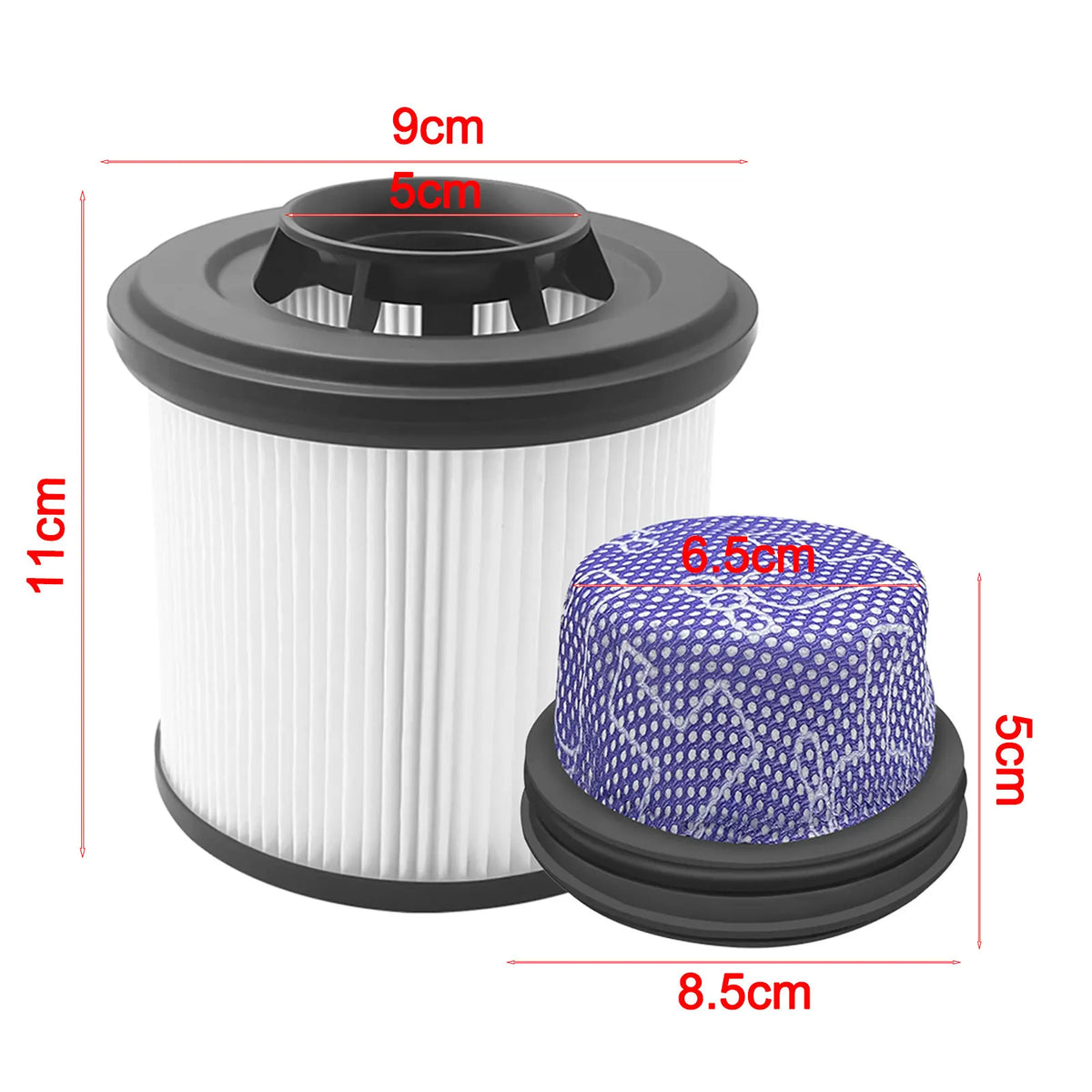 Washable HEPA & Pre-Filter Set for Dreame Z20 Z30 Z40 Vacuum