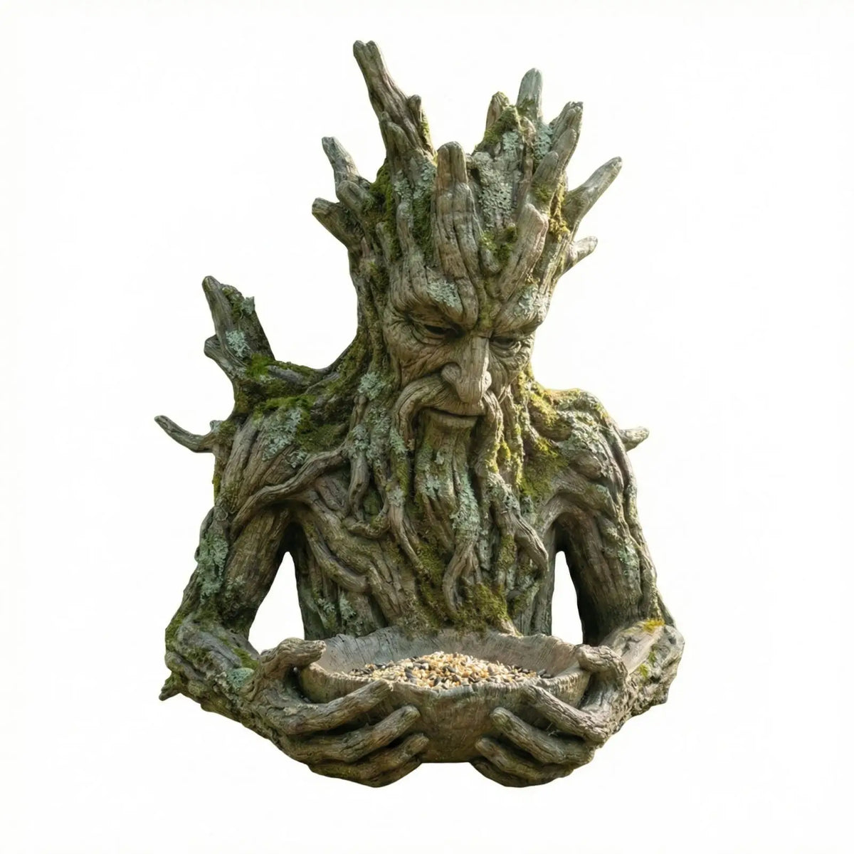 Resin Tree Man Bird Feeder – Whimsical Garden Sculpture