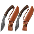 Damascus Stainless Steel Boning & Cleaver Knife + Sheath