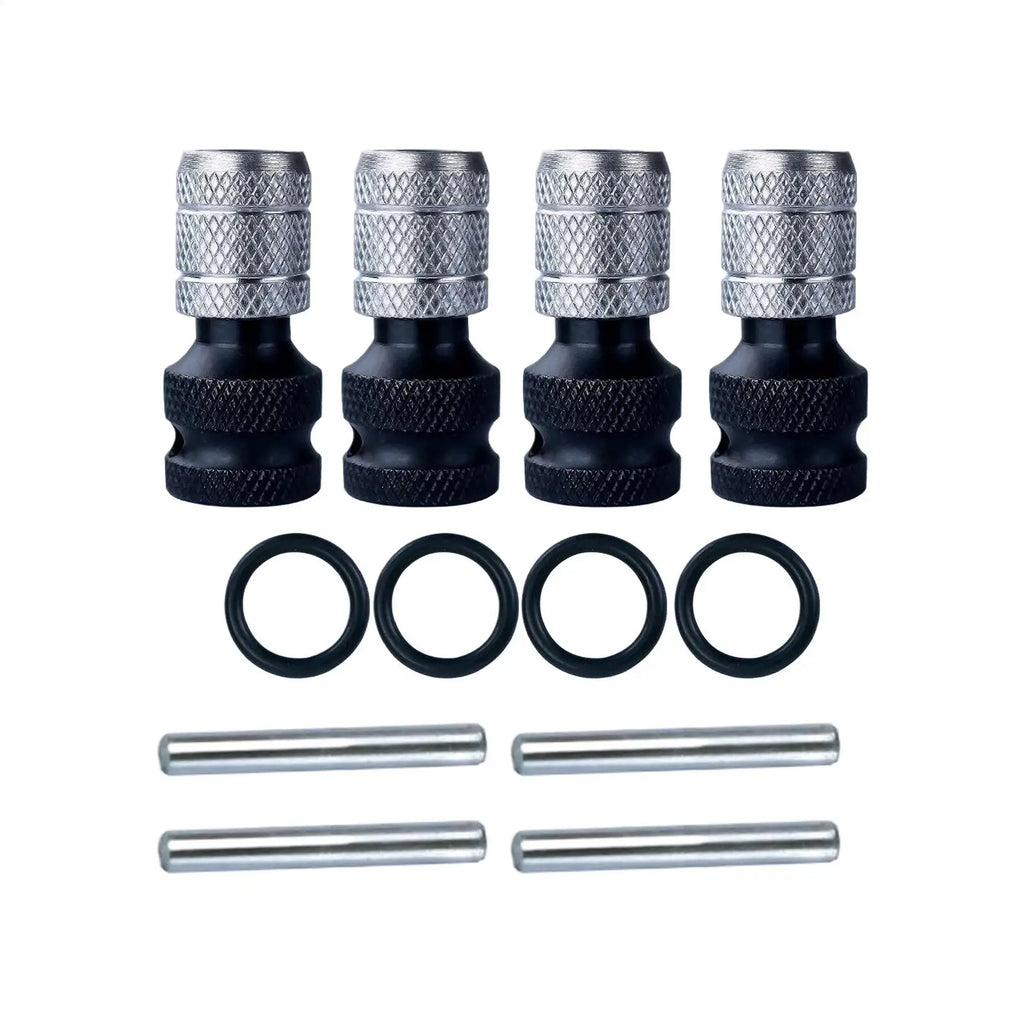 4-Piece Drill Bit Adapter Set | Chuck Extension & Hammer Conversion