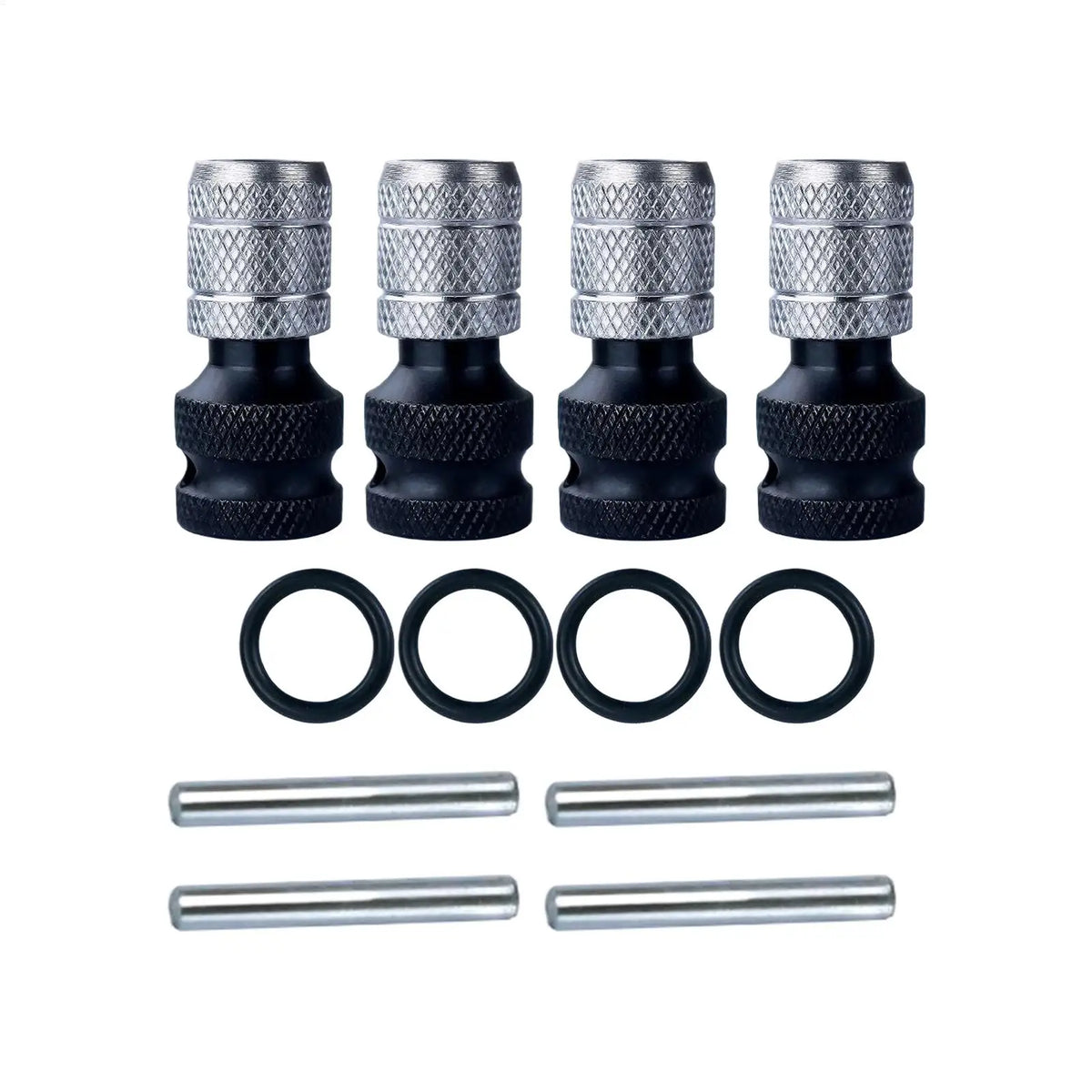 4-Piece Drill Bit Adapter Set | Chuck Extension & Hammer Conversion