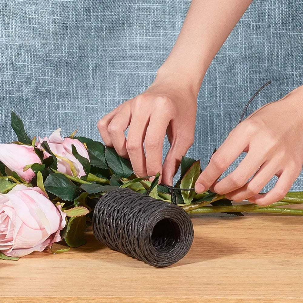 Paper Wrapped Floral Bind Wire – 164 ft for Crowns & Wreaths