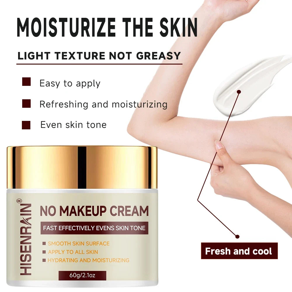 HISENRAIN Hyaluronic Acid BB Cream – Tone-Up Moisturizer