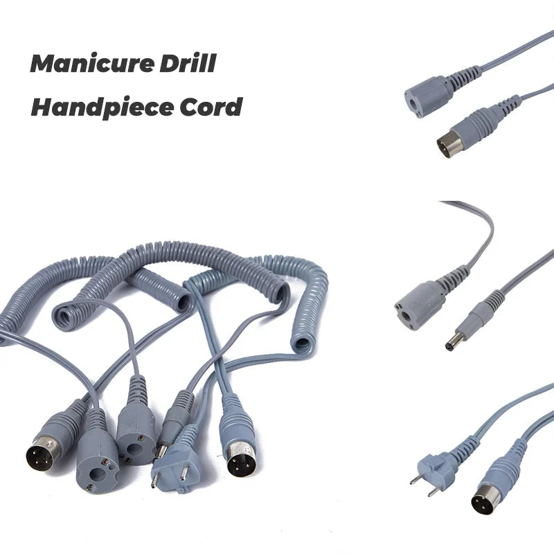 Nail Drill Handpiece Power Cable 1.8m – Replacement Cord
