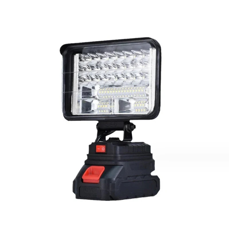 Mak 18V Li-ion Battery LED Work Light 3 Flashlight Portable Emergency