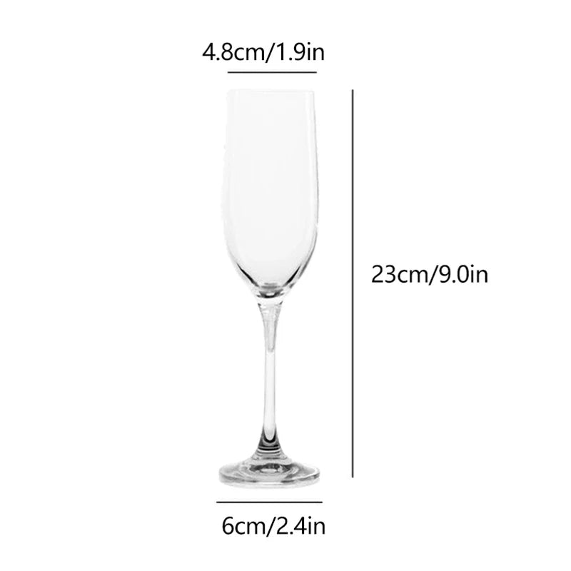 150ml Disposable Plastic Champagne Flutes for Weddings & Parties