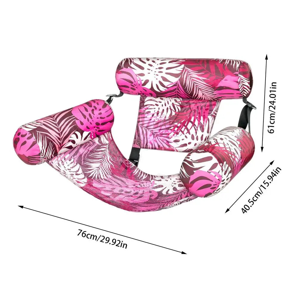 Inflatable Floating Lounger – Adult Pool Float Chair for Beach
