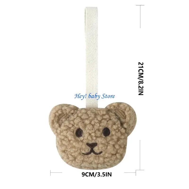 Baby Bear Pacifier Clip Chain Pendant Holder for Newborns