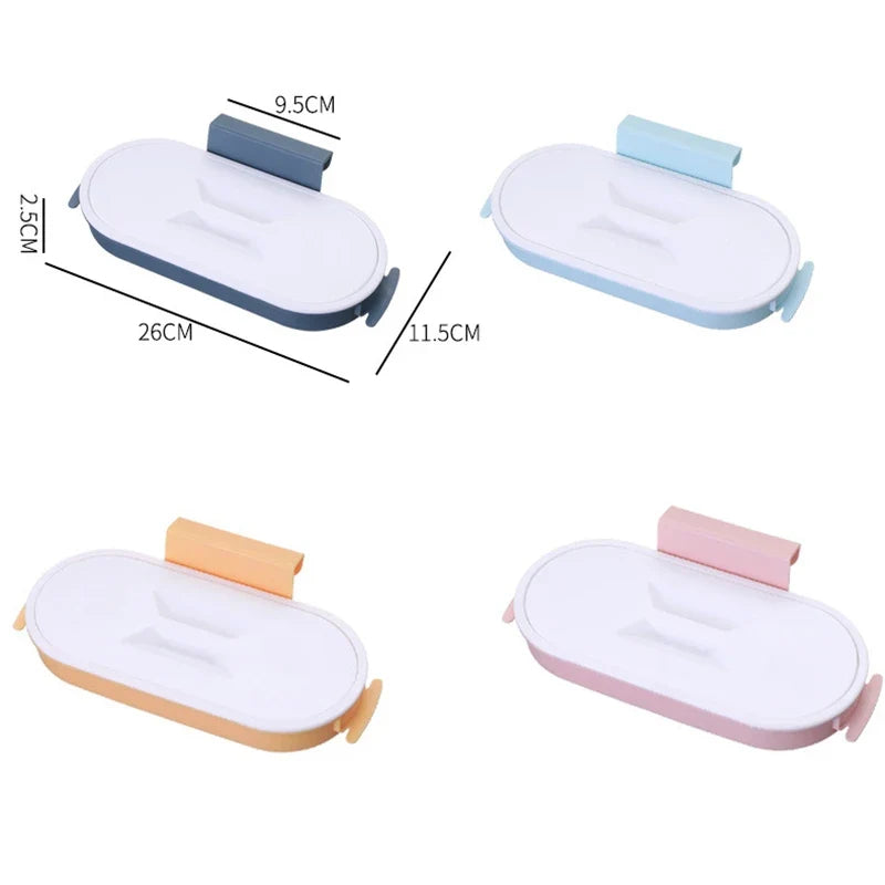 Hanging Trash Bag Holder Rack – Kitchen & Bathroom Organizer