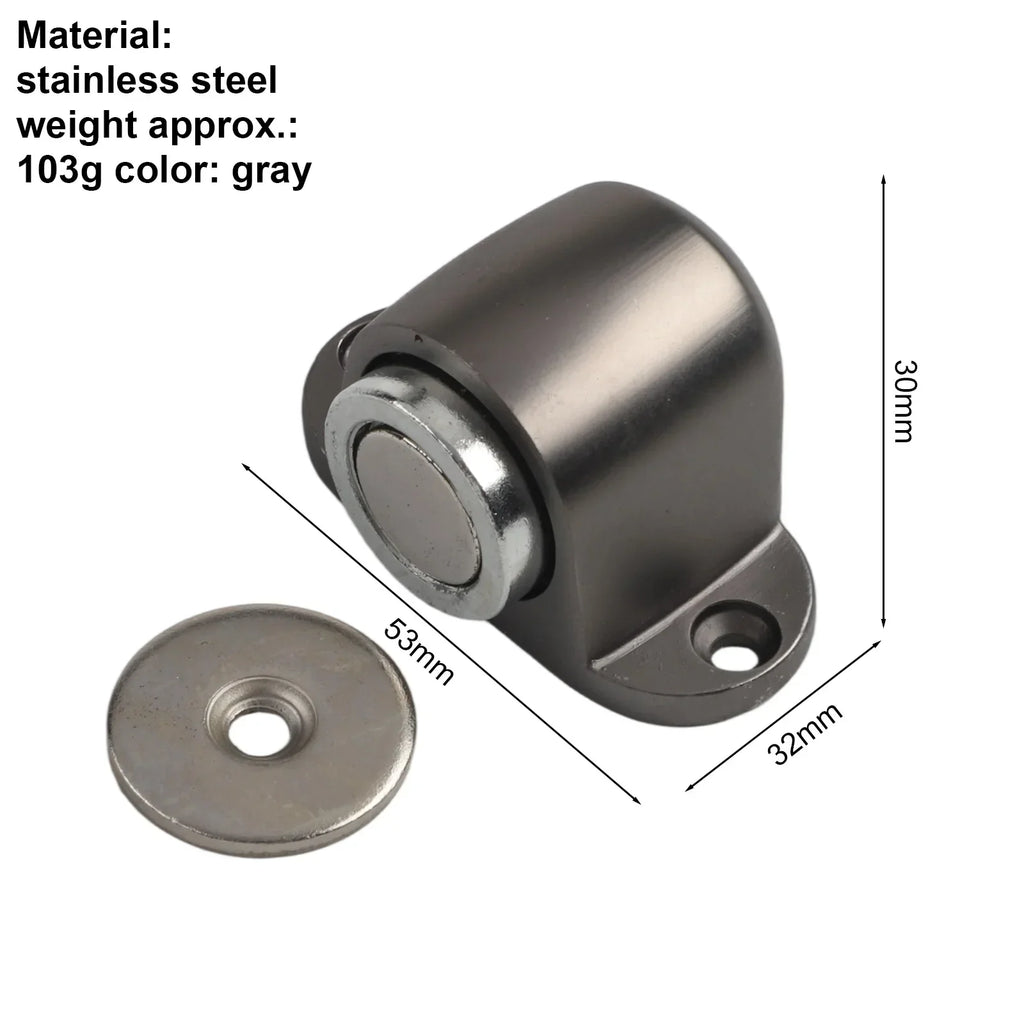 Magnetic Floor Door Stop – Stainless Steel Streamlined Design