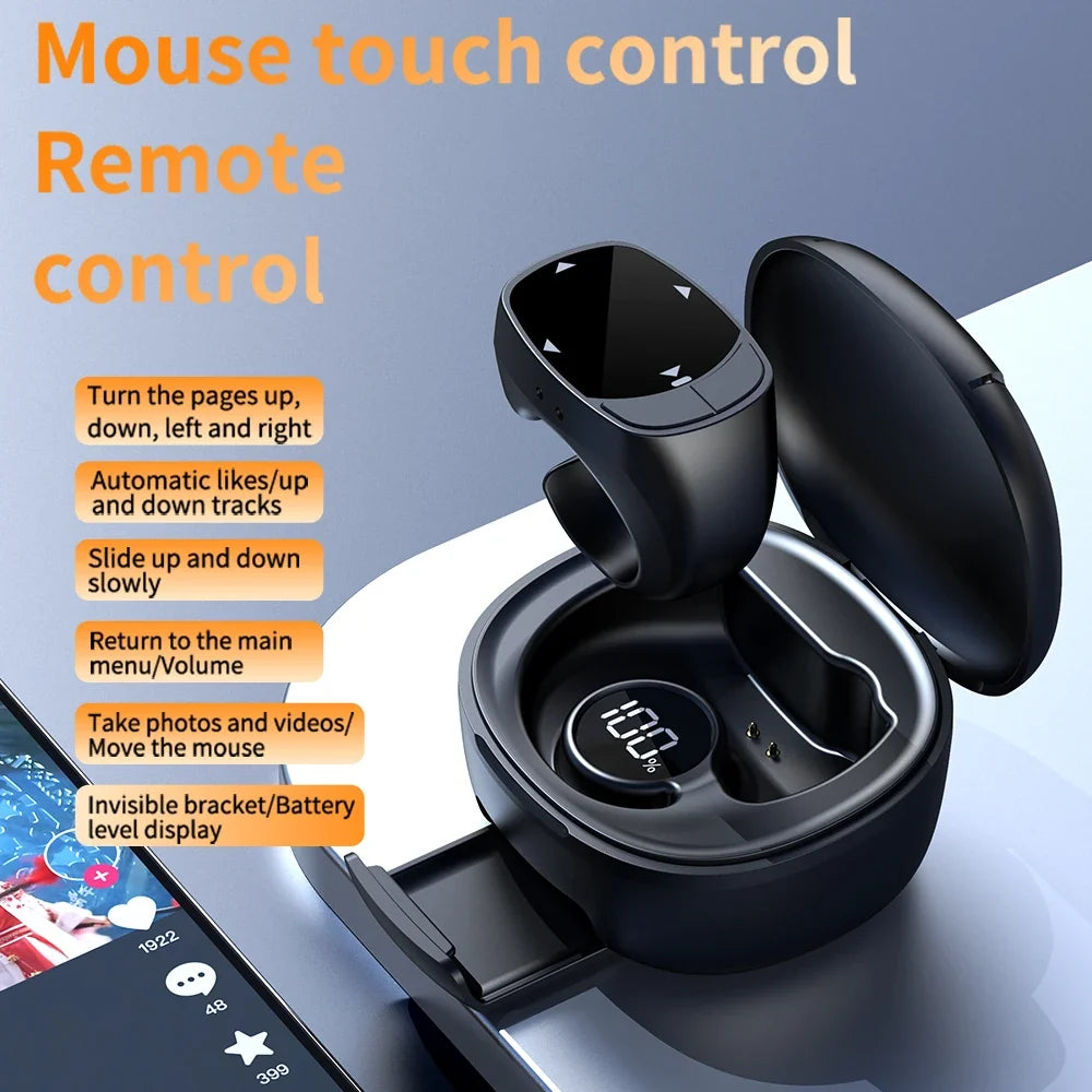 Bluetooth Scrolling Ring Remote – Page Turner for iOS & Android