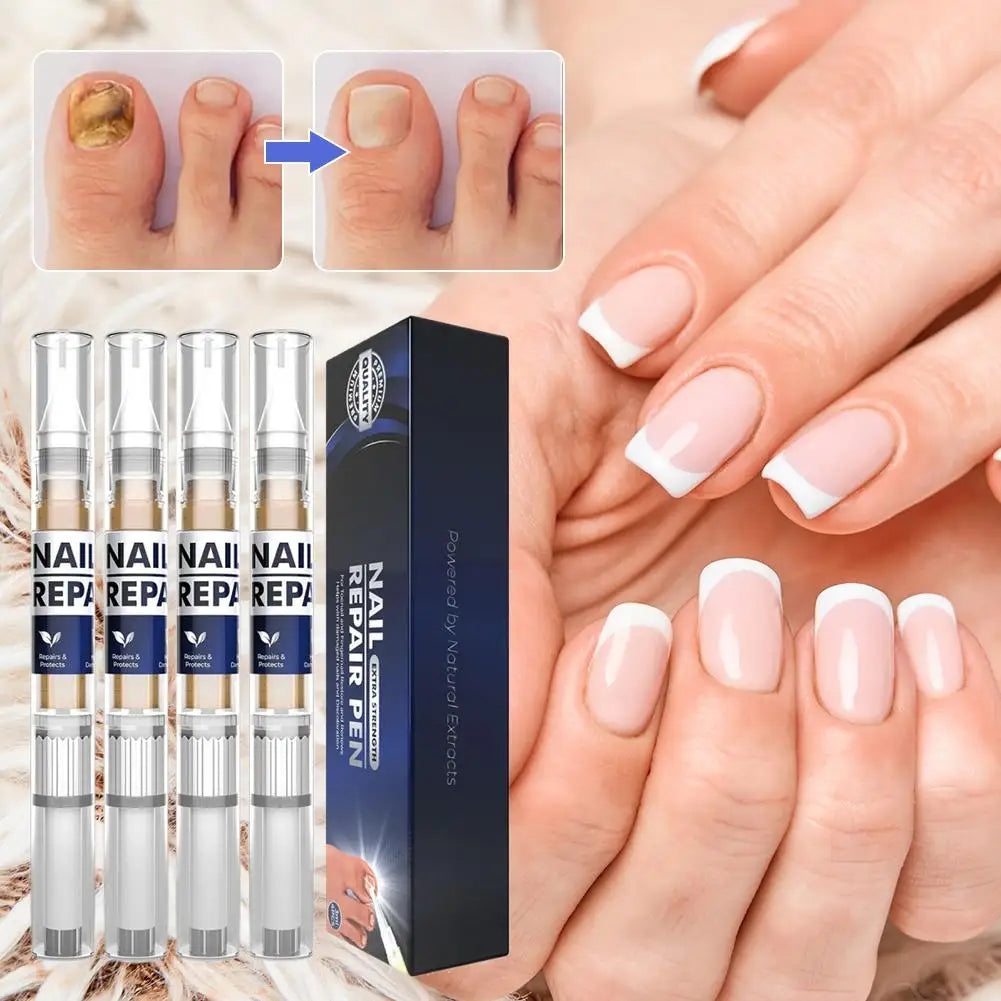 Nail Repair Essence Pen Set 4 Pcs – Undecylenic Acid Formula