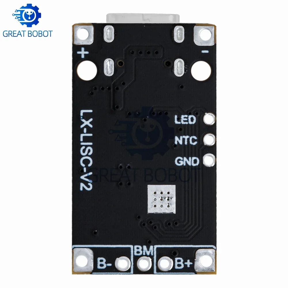 Type-C USB 2-3S BMS Lithium Battery Charging Module 15W Fast Charge