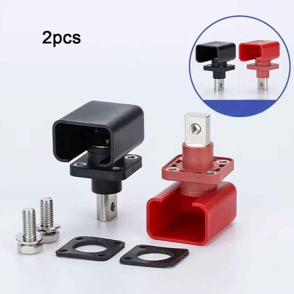 200A All-Copper Battery Terminal Posts Red & Black 2-Pack