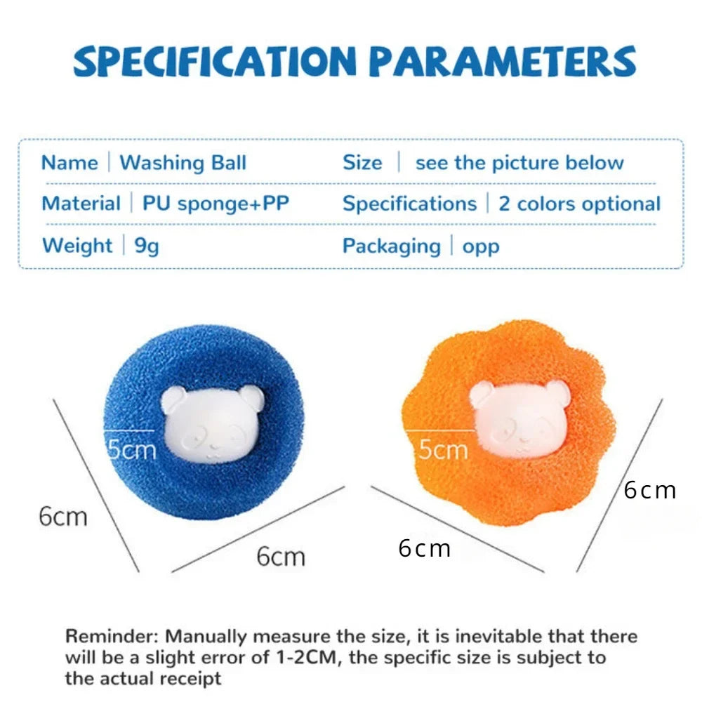 Reusable Pet Hair Remover Laundry Balls – Lint & Fur Catcher