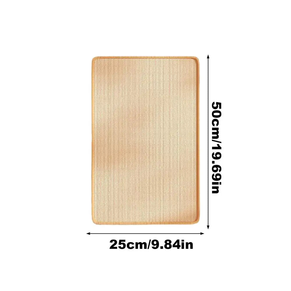 Self-Adhesive Sisal Cat Scratcher Mat | Furniture Protector