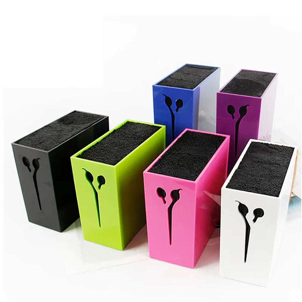 Barber Scissors & Comb Holder | Acrylic Desktop Organizer Box
