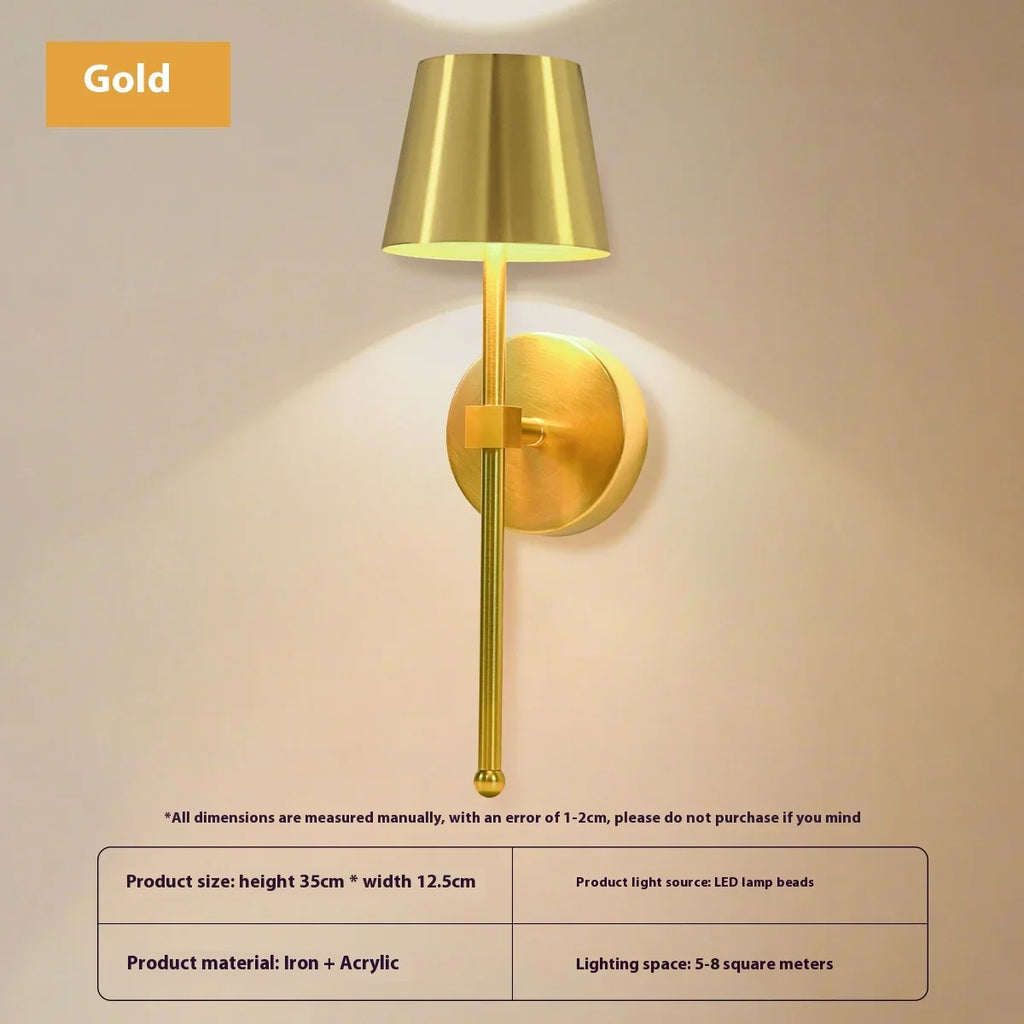 American-style No-wiring Bedroom Bedside Lamp Living Room Decoration