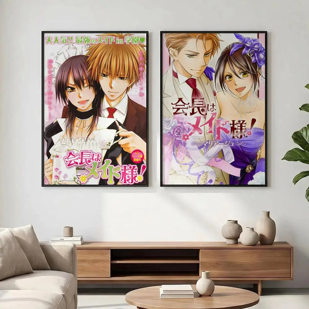 Kaichou wa Maid-sama Anime Poster – HD Waterproof Wall Art