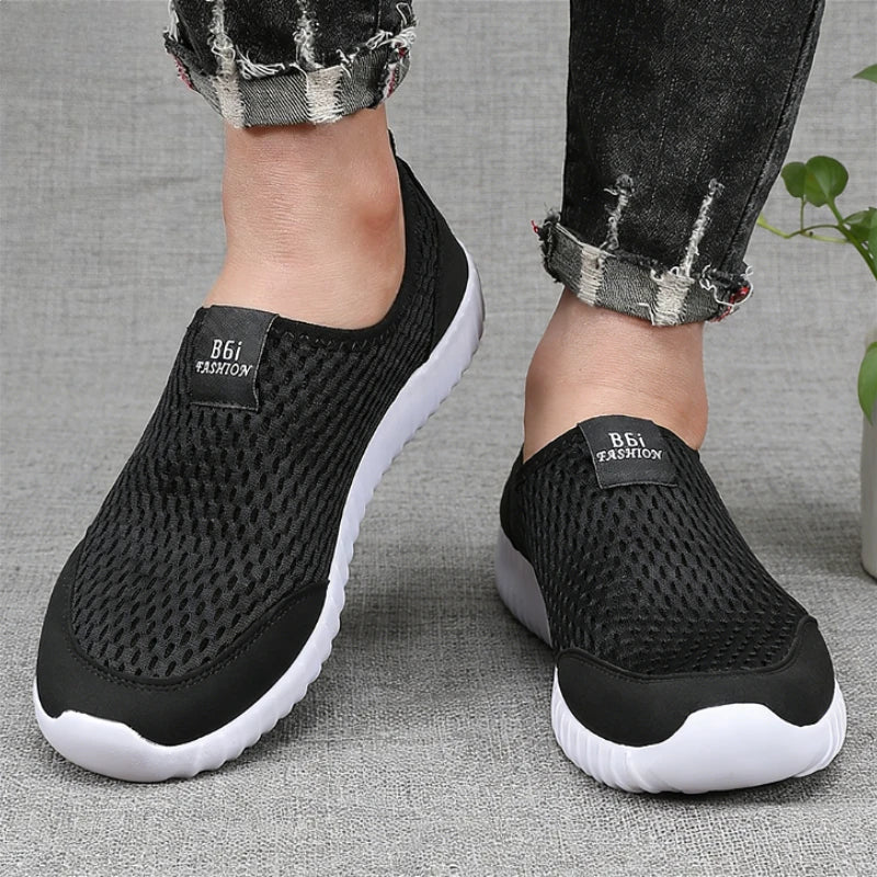 Men's Breathable Mesh Slip-On Sneakers | Lightweight Walking Shoes