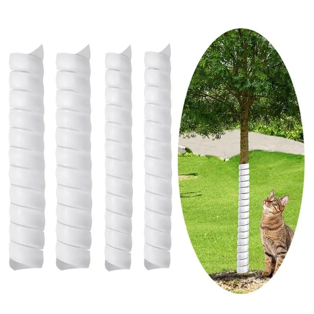 Spiral Tree Bark Protector Guard 40cm – 4-Pack Flexible Wrap