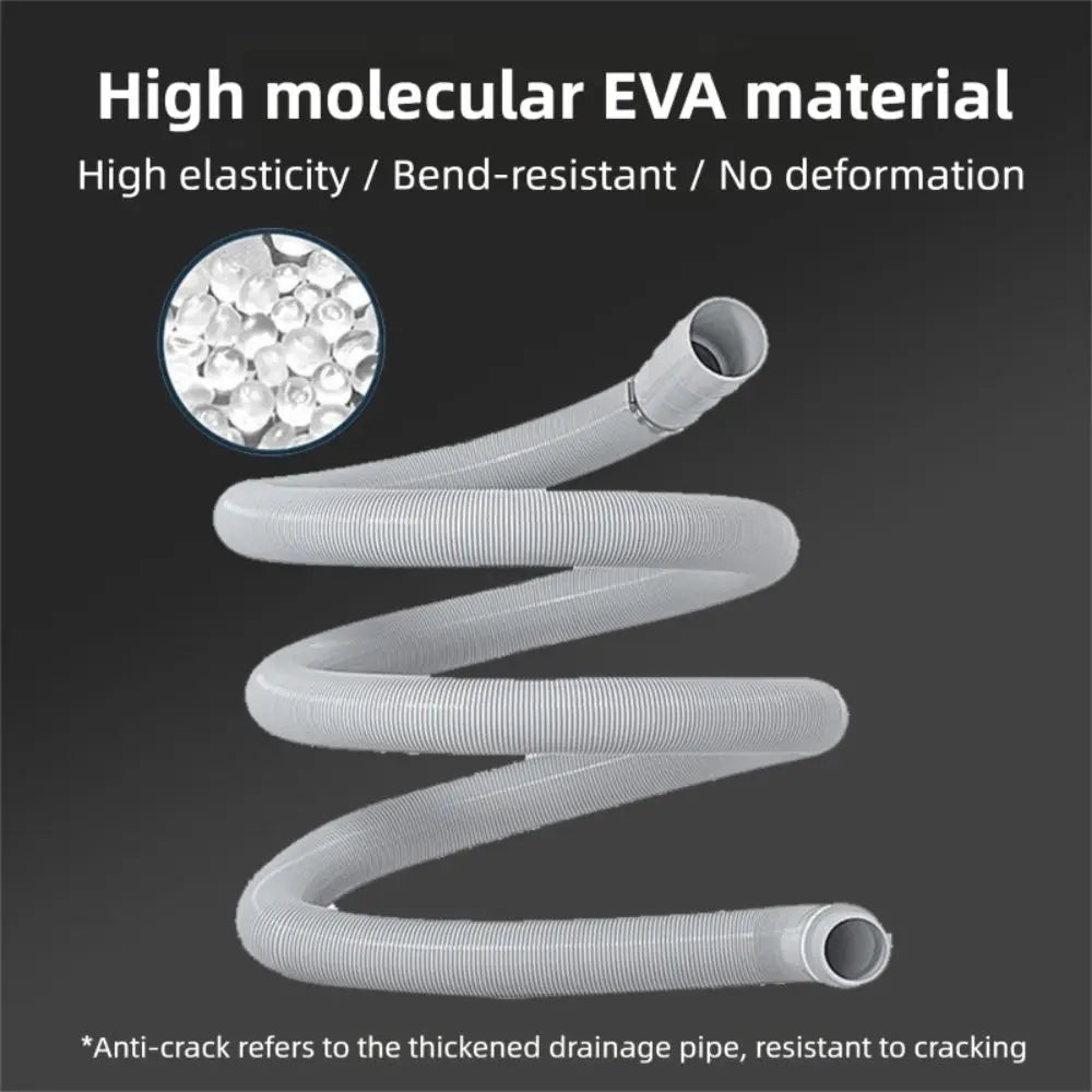 Flexible EVA Washing Machine Drain Hose Extension 1–5m