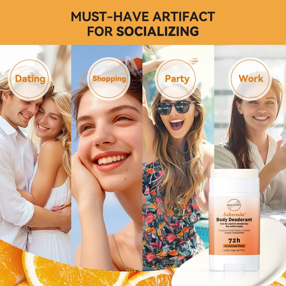 72-Hour Whole Body Deodorant Cream – Aluminum-Free Invisible Stick