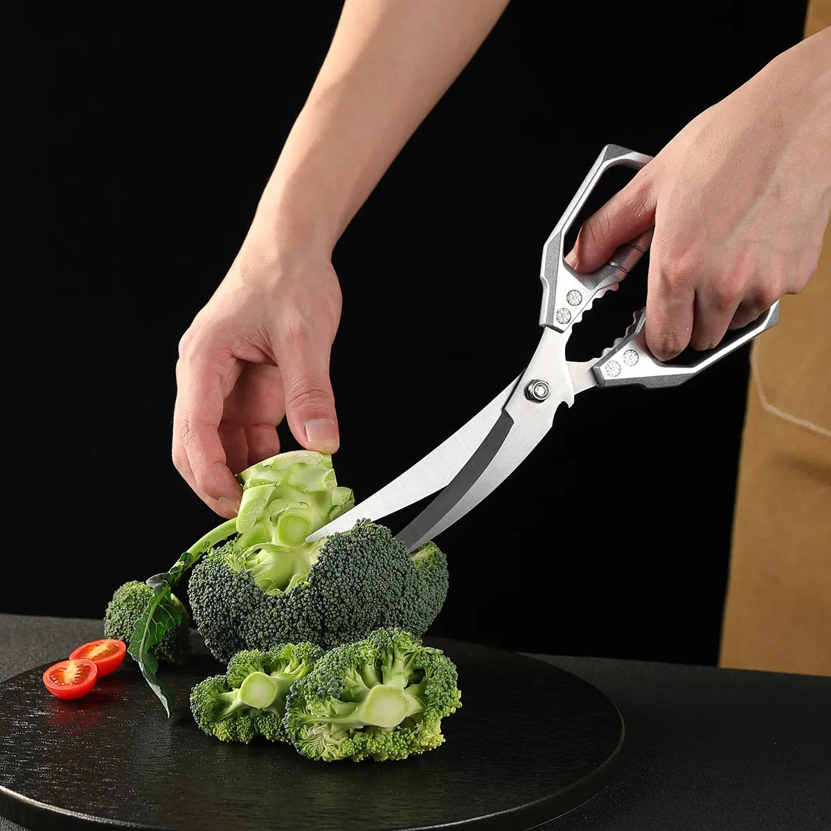 SHENJIU Kitchen Shears – Heavy Duty Stainless Steel Bone Scissors