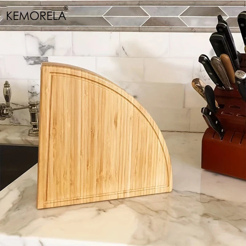 KEMORELA Wooden Cheese Board Set with Drawer & Cutlery Tools