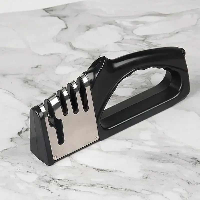 4-Stage Knife Sharpener – Non-Slip, Portable Kitchen Tool