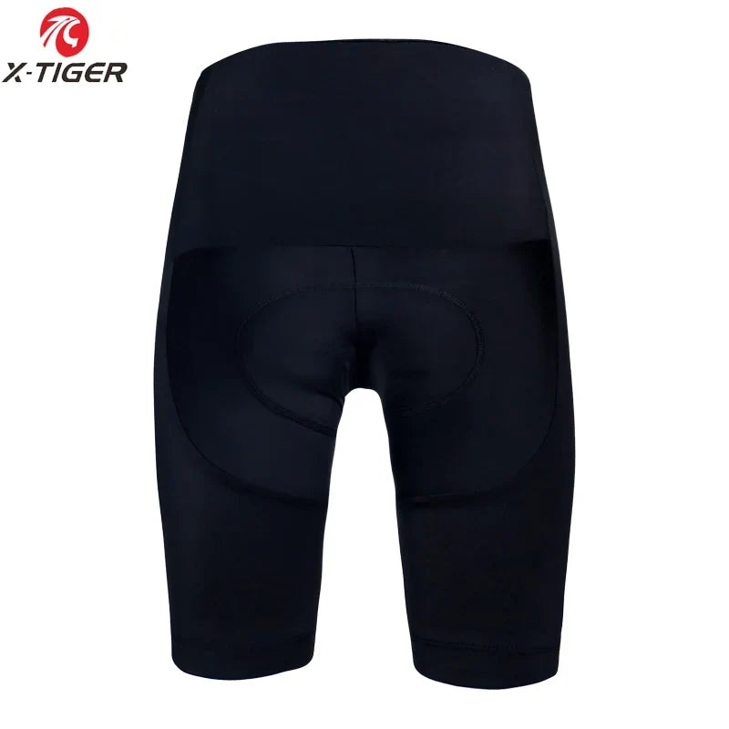 X-TIGER Men's Gel Padded Cycling Shorts – UV Protection