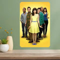 New Girl TV Show Metal Poster Sign – Retro Aluminum Wall Decor