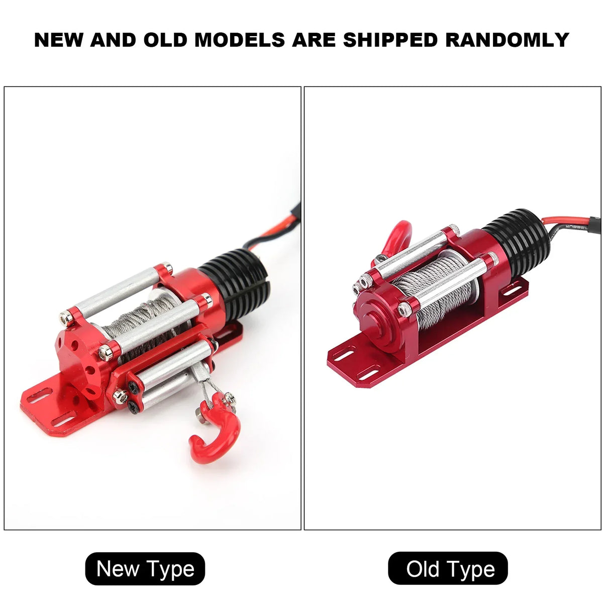 1 10 Scale RC Model Vehicle Crawler Car Accessory Metal Winch Remote