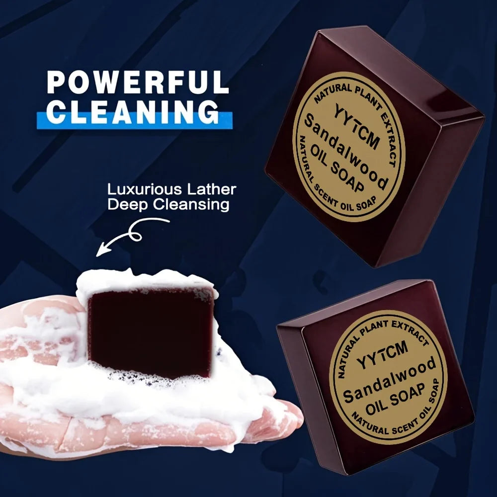 Sandalwood Soap for Men – Gentle Glycerin Bar 65g
