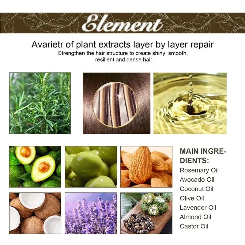 Eelhoe Rosemary Hair Growth Oil – Nourishing Scalp Serum 60ml