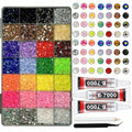 3D Nail Rhinestones Kit – 24-Grid Bedazzling Charms & Craft Set