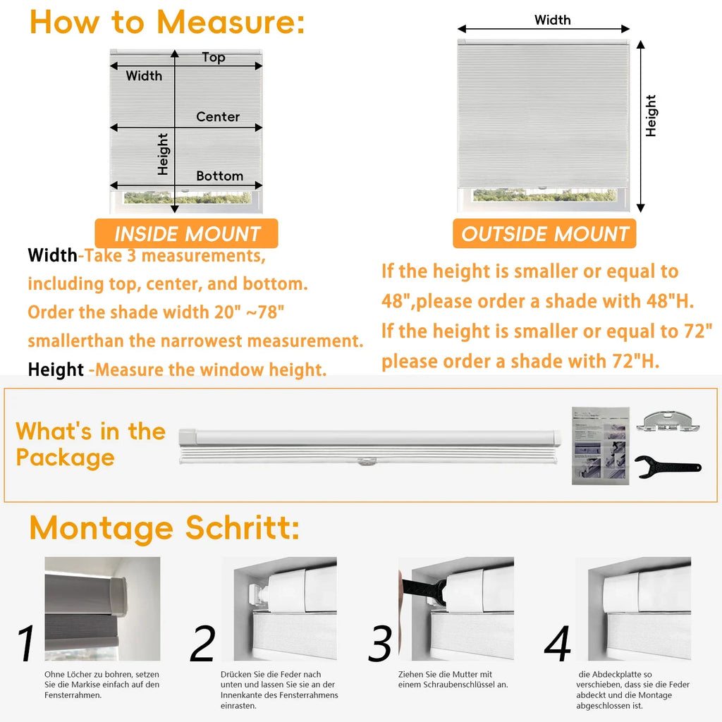 Custom Honeycomb Cellular Blinds – Blackout Thermal Window Shades