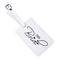 Bride & Groom Luggage Tag Passport Cover Set | Wedding Gift
