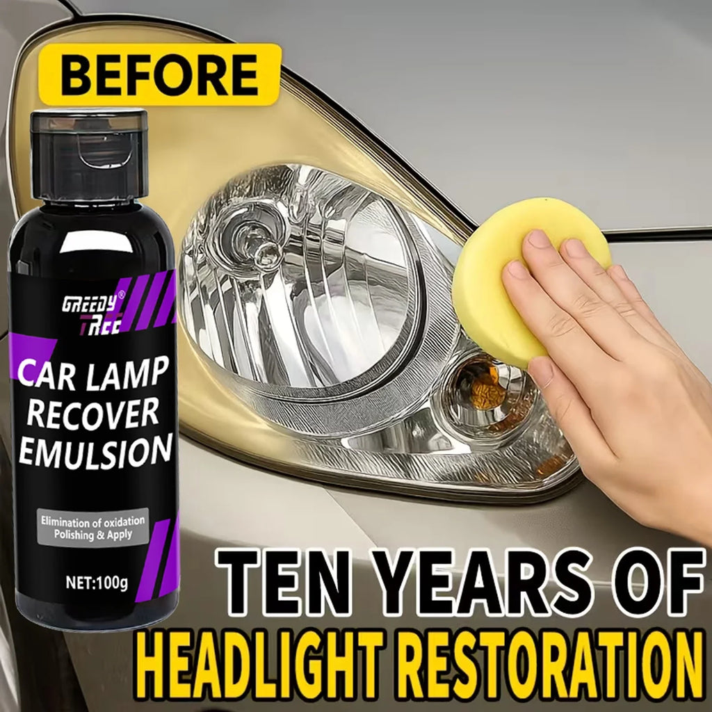 Headlight Restoration Kit – Anti-Yellowing & UV Protective Coating