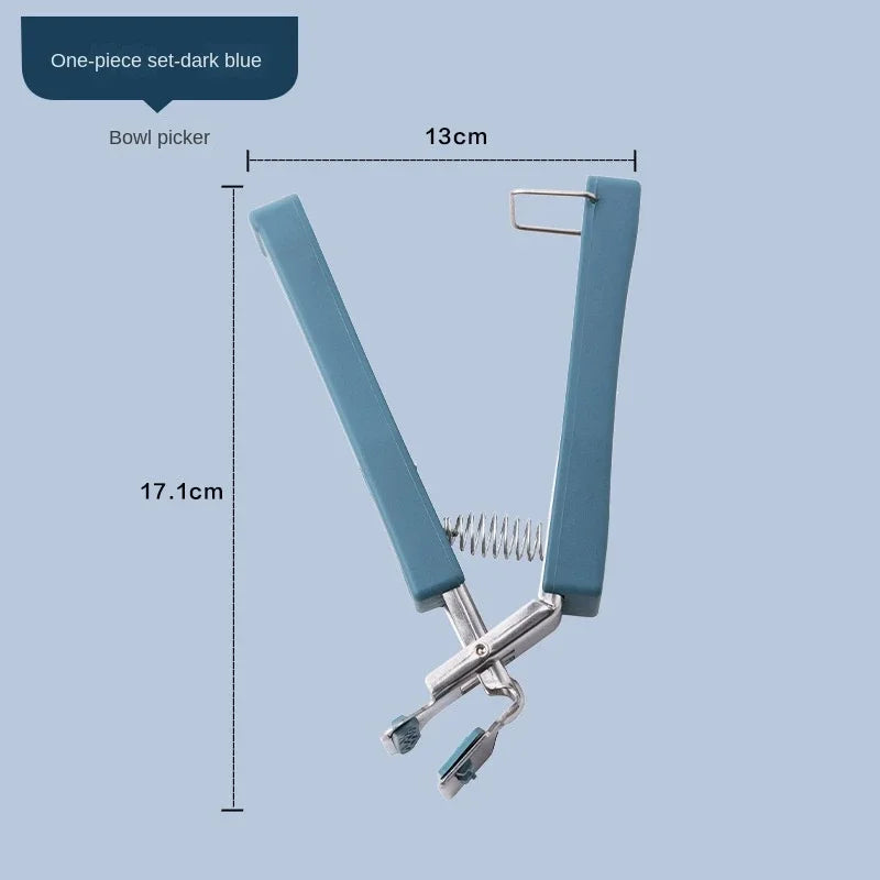 Anti-Scald Pot Clip & Bowl Lifter | Silicone Kitchen Tongs