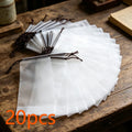 20-Pack Clear Drawstring Bags for Travel, Home & Gym
