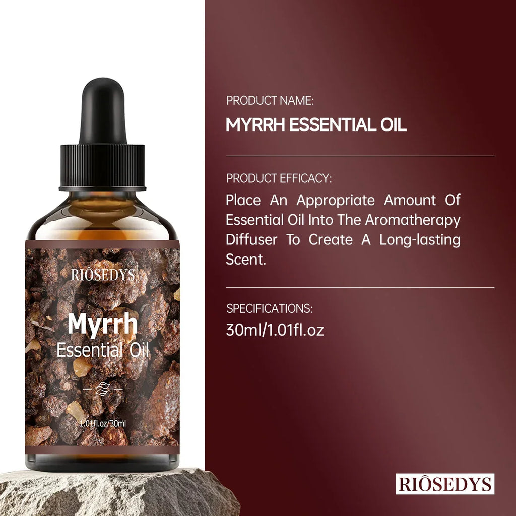 Myrrh Essential Oil – Massage, Hair Care & Diffuser Blend