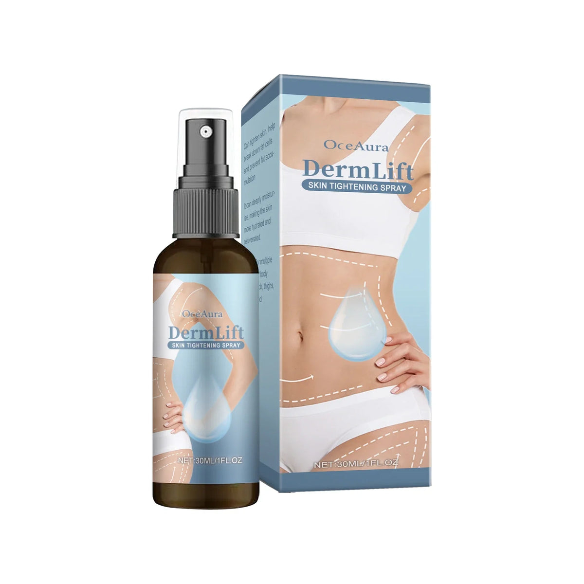 OceAura Firming Body Spray – Tighten, Lift & Moisturize Skin