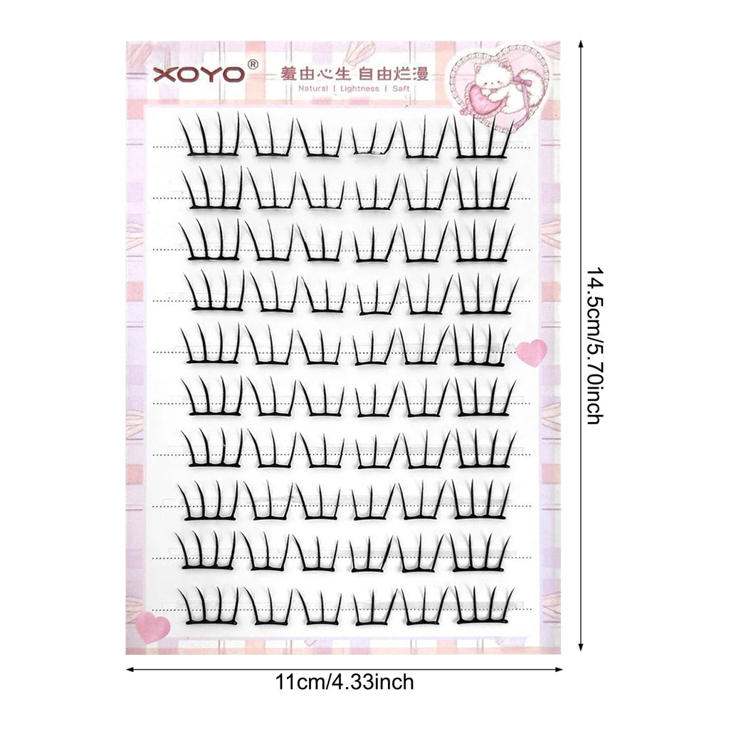 DIY Cluster Lash Extensions 9–12mm | Wispy False Eyelashes