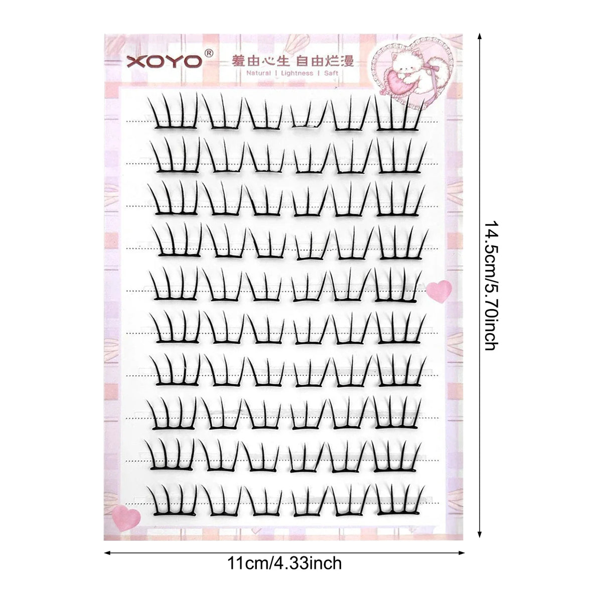 DIY Cluster Lash Extensions 9–12mm | Wispy False Eyelashes