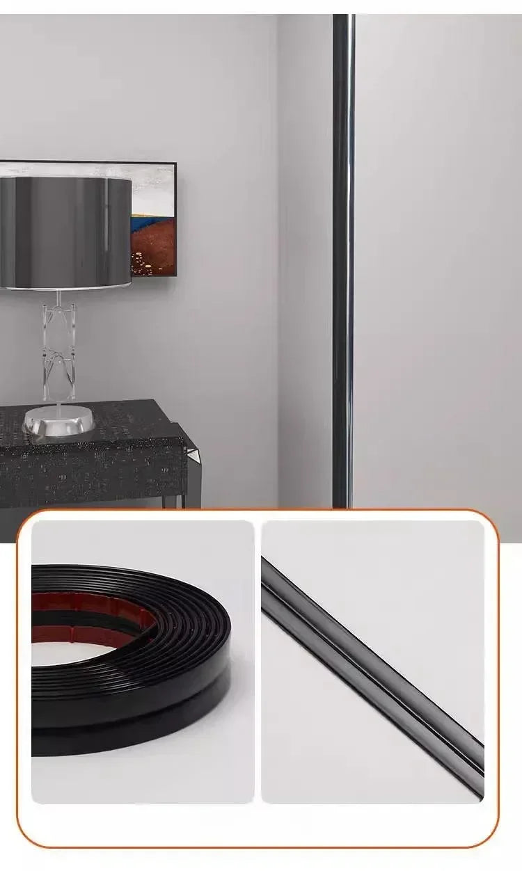 Self-Adhesive Wall Corner Trim Strip | PVC Decorative Molding